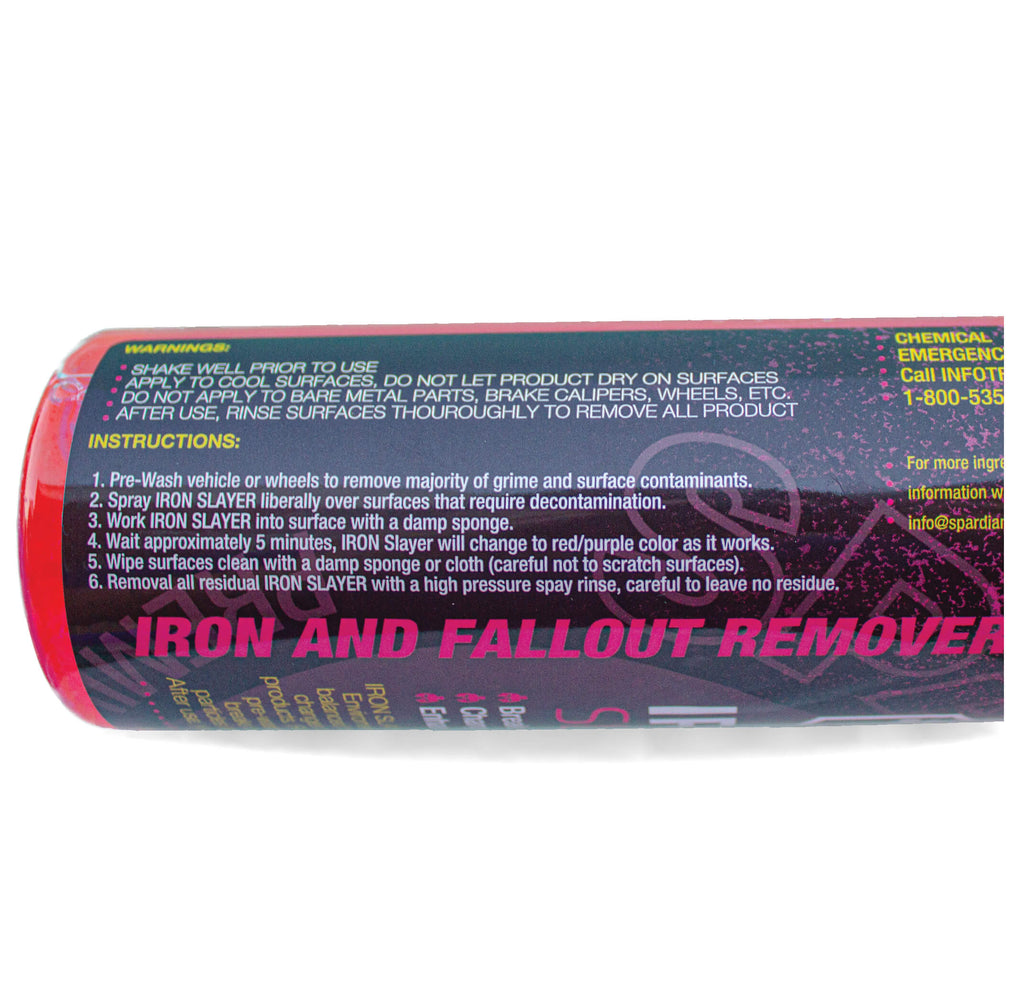 Adam's Iron Remover 5 Gallon - Iron Out Fallout Rust Remover Spray for Car  Detailing | Remove Iron Particles in Car Paint, Motorcycle, RV & Boat | Use