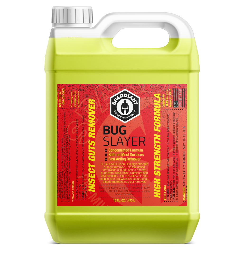 Bug Slayer – Bug & Organics Remover Spray for Cars – Concentrated Car Wash  Soap & Degreaser for Cars, Trucks, Motorcycles, RVs - Multi-Surface Vehicle  Cleaner