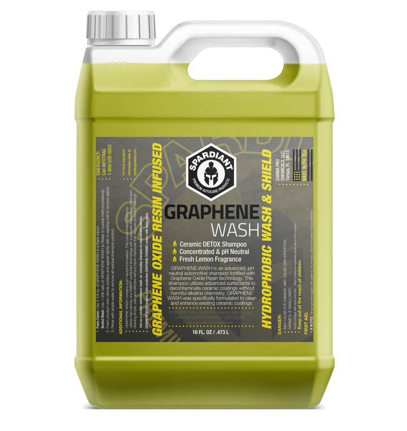  Ethos Cleanse - Graphene Car Shampoo Graphene Ceramic Coating  Infused Car Wash Soap (Gallon) : Automotive