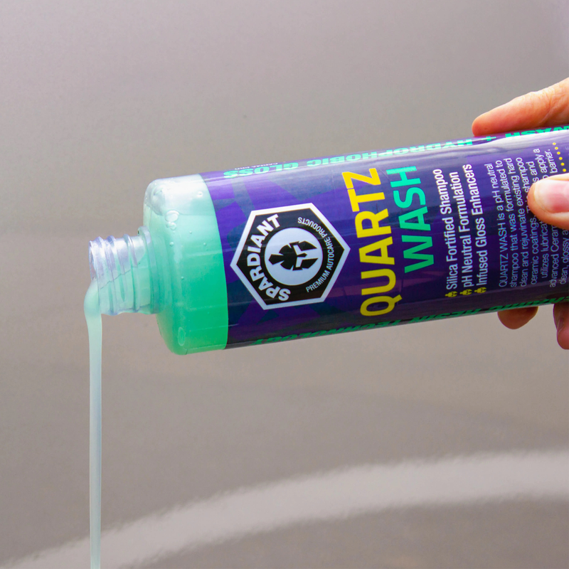 Spardiant Quartz Wash Car Shampoo – pH Neutral Car Soap - Car Wash Soap for  Pressure Washer & Bucket Washes - Spot Free SiO2 Car Washing Soap for  Cleaning Ceramic Coatings, Waxes & Sealants – 16 Oz